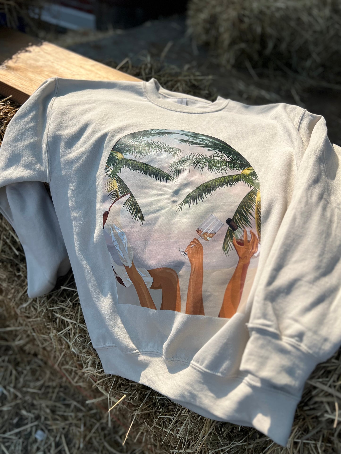 Crewneck COUNTRY GIRL beige