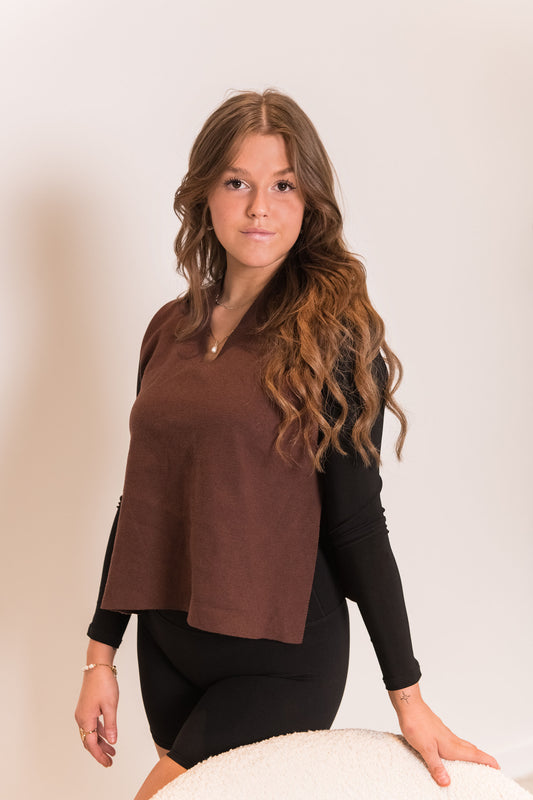 Cardigan sans manche CLAIRE