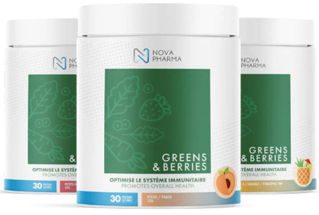 NOVA PHARMA - GREENS & BERRIES, 30 PORTIONS