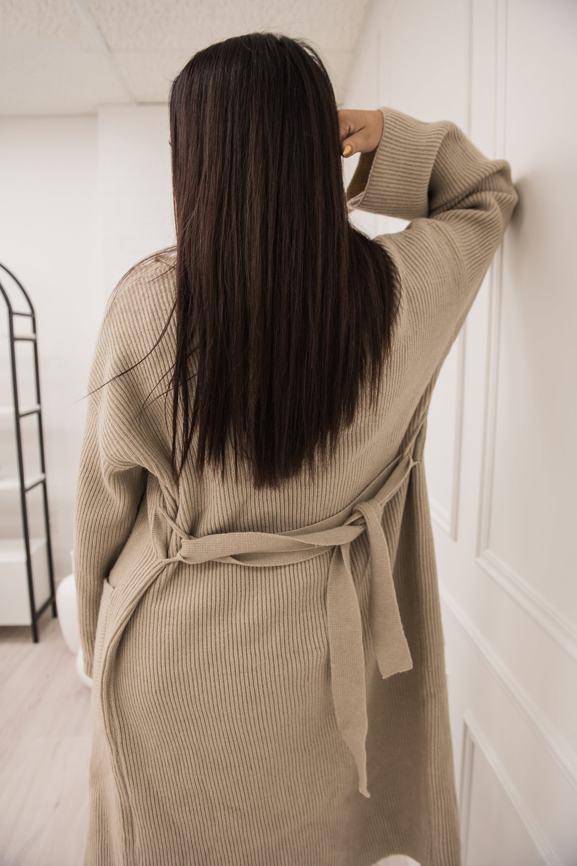 Cardigan en laine BEIGE